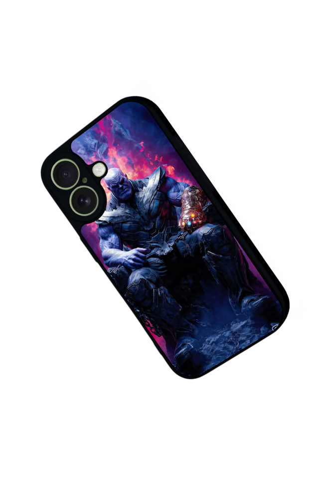 iPhone 17 Uyumlu Thanos Tasarımlı Glossy Premium Kılıf