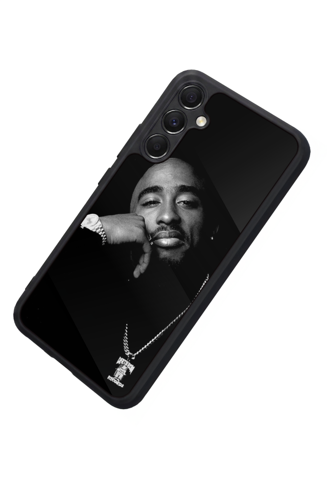 Samsung Galaxy M34 Uyumlu Tupac Tasarımlı Glossy Premium Kılıf