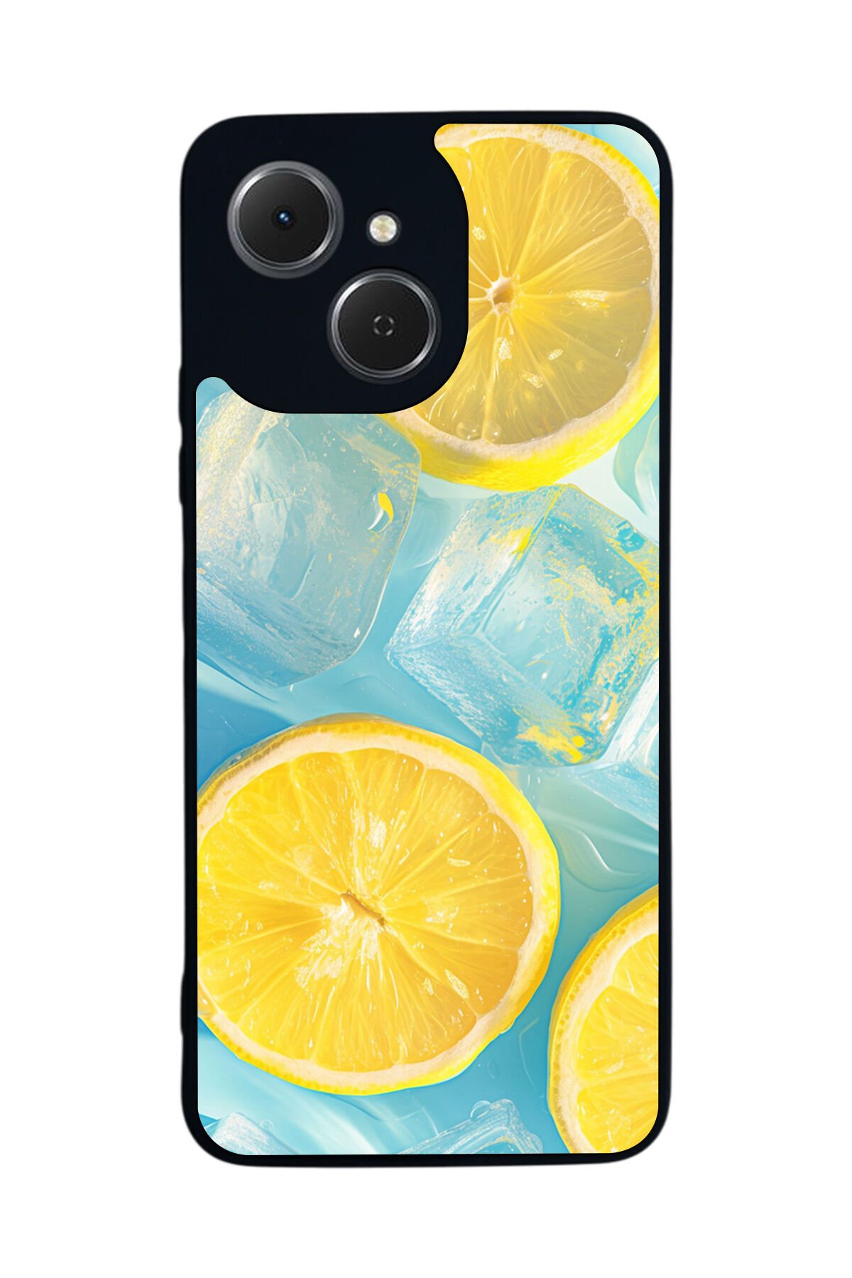 Tecno Spark 40C Uyumlu Limon Tasarımlı Glossy Premium Kılıf