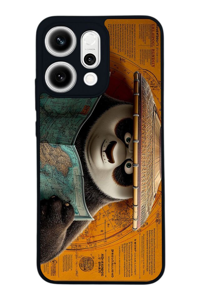 Oppo Reno 14 Uyumlu Kung Fu Panda Tasarımlı Glossy Premium Kılıf