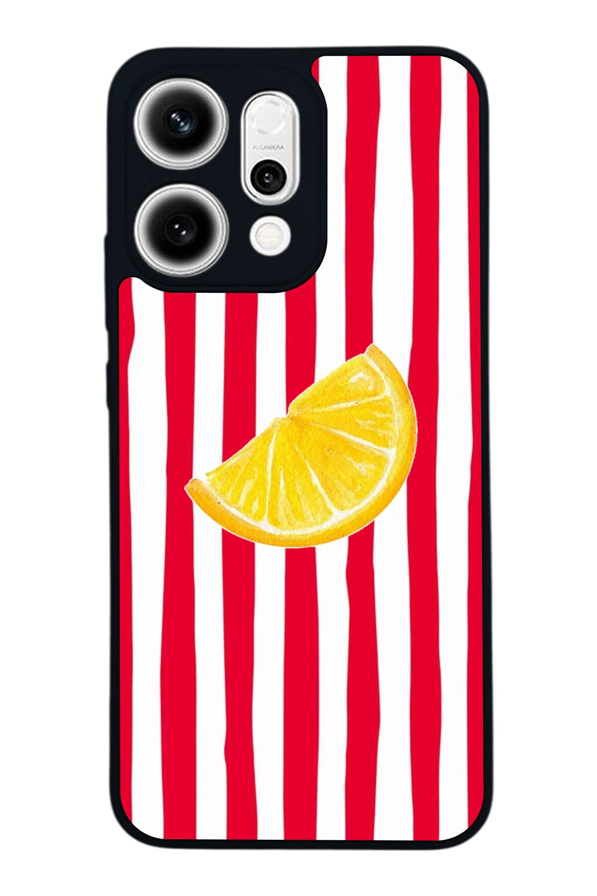 Oppo Reno 14 Uyumlu Limon Tasarımlı Glossy Premium Kılıf