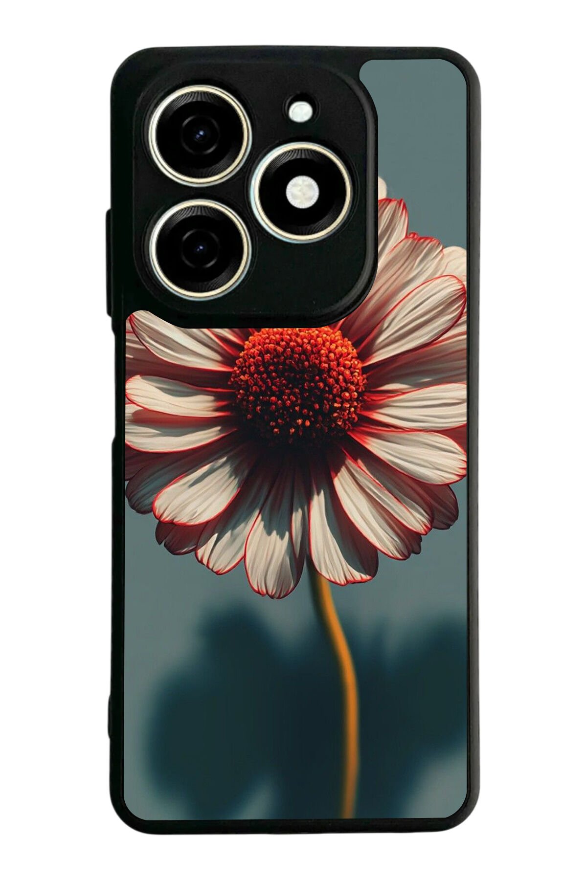 Infınıx Smart 8 Pro Uyumlu Cicek Tasarımlı Glossy Premium Kılıf