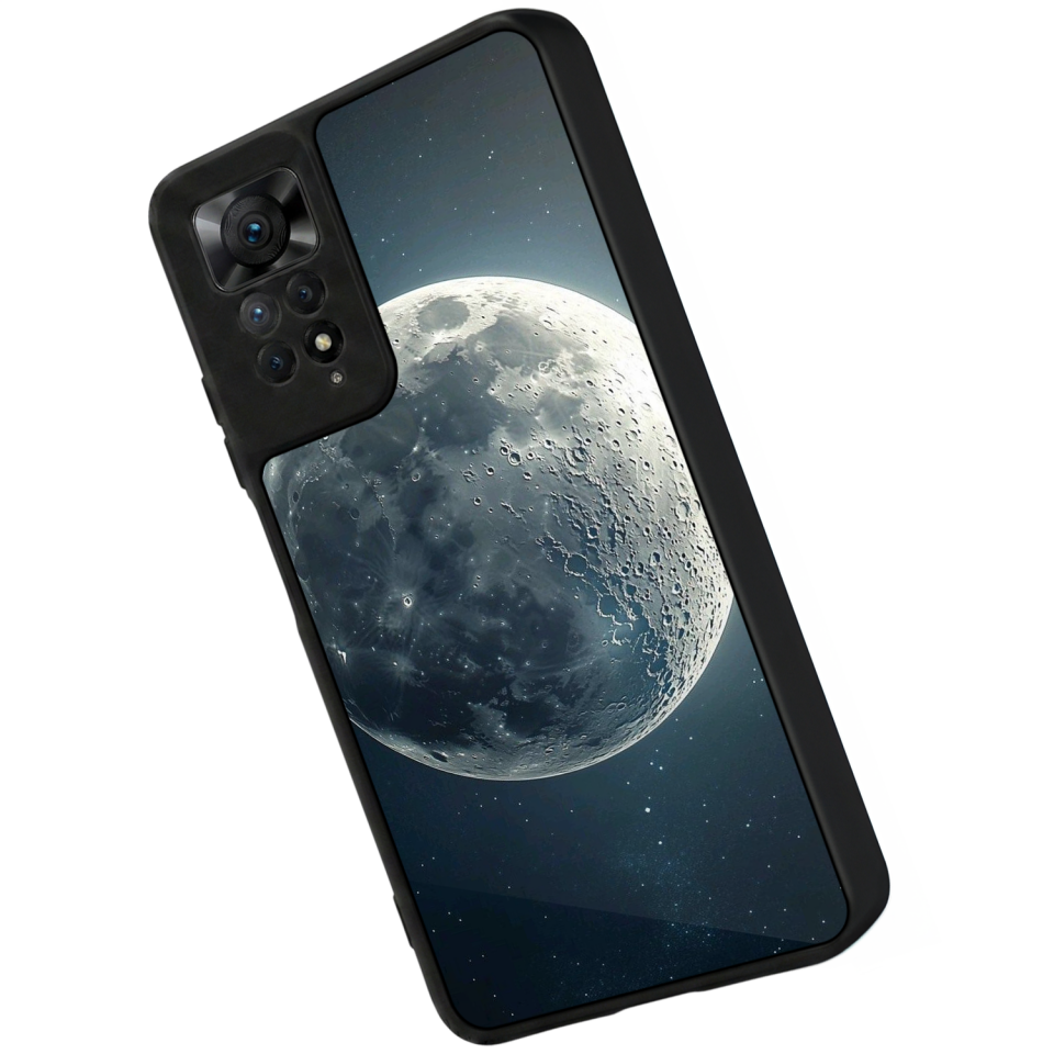 Xiaomi Redmi Note 11 Pro Uyumlu Ay Tasarımlı Glossy Premium Kılıf