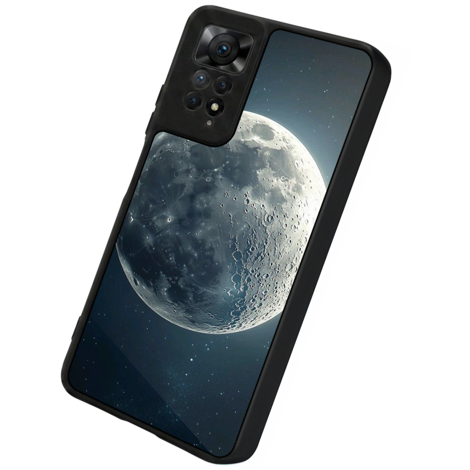 Xiaomi Redmi Note 11 Pro Uyumlu Ay Tasarımlı Glossy Premium Kılıf