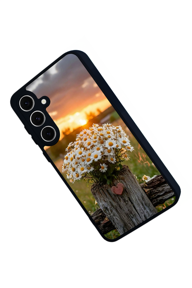 Samsung Galaxy A16 Uyumlu Cicek Tasarımlı Glossy Premium Kılıf