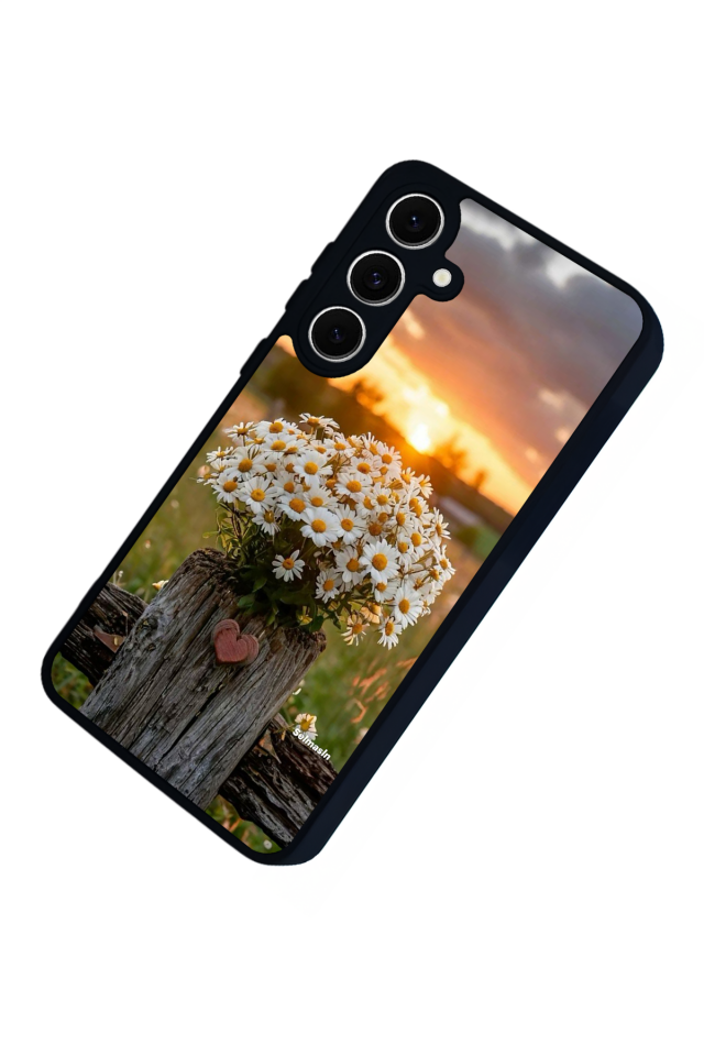 Samsung Galaxy A16 Uyumlu Cicek Tasarımlı Glossy Premium Kılıf