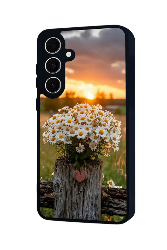 Samsung Galaxy A16 Uyumlu Cicek Tasarımlı Glossy Premium Kılıf