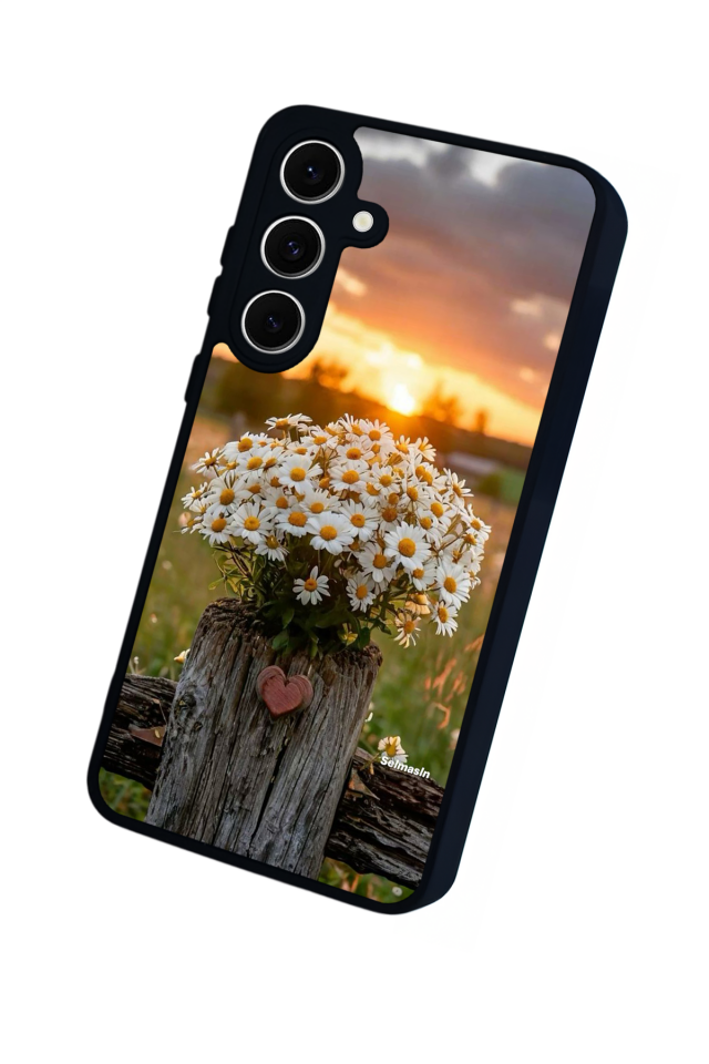 Samsung Galaxy A16 Uyumlu Cicek Tasarımlı Glossy Premium Kılıf