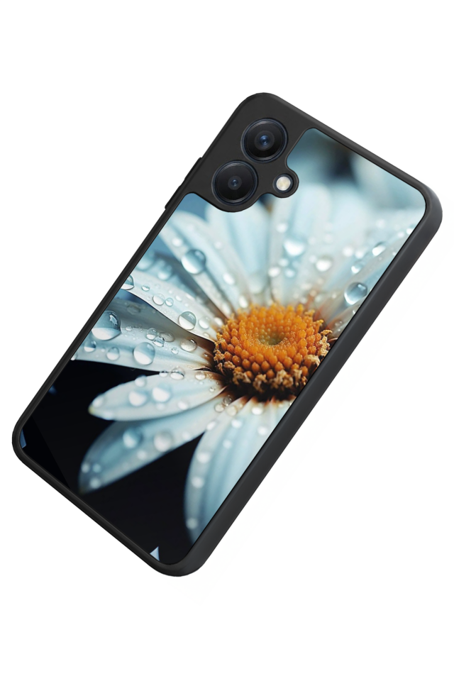 Samsung Galaxy A07 Uyumlu Cicek Tasarımlı Glossy Premium Kılıf
