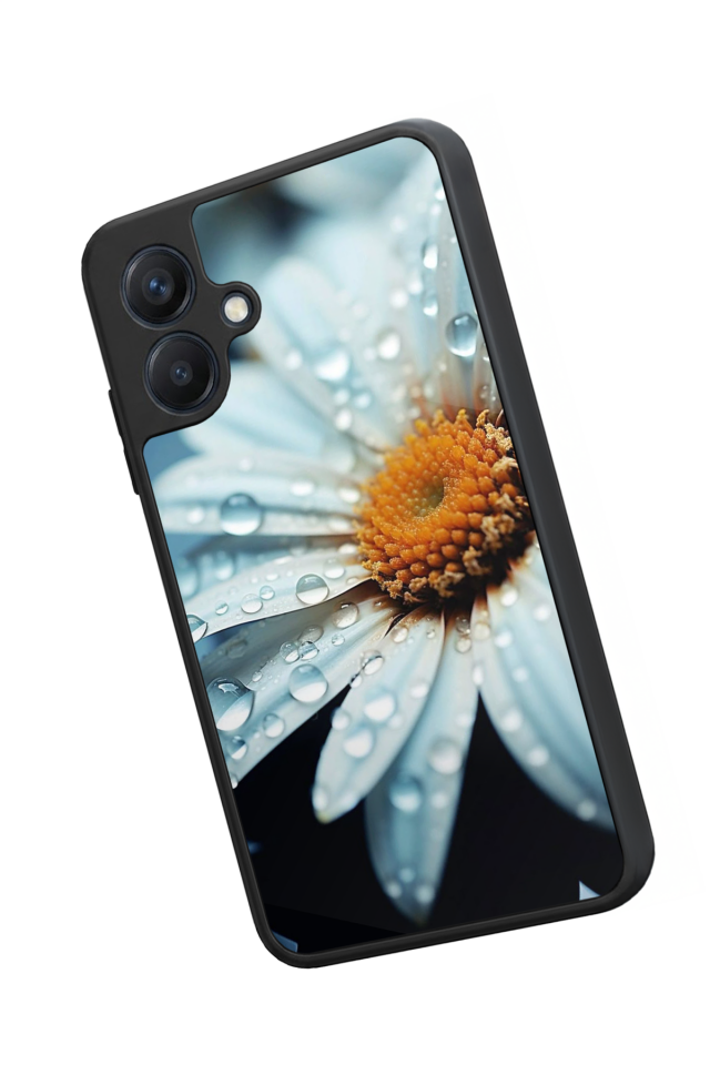 Samsung Galaxy A07 Uyumlu Cicek Tasarımlı Glossy Premium Kılıf