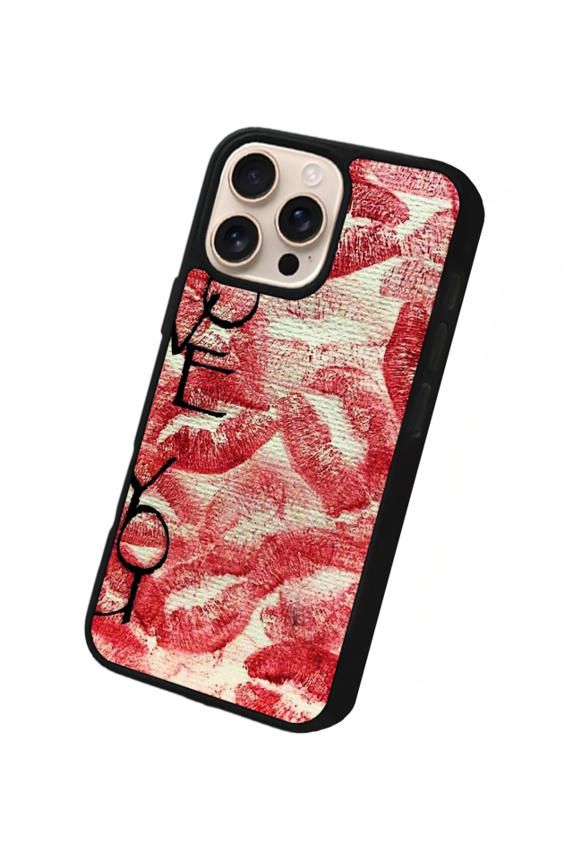 iPhone 14 Pro Max Uyumlu Dudak Tasarımlı Glossy Premium Kılıf