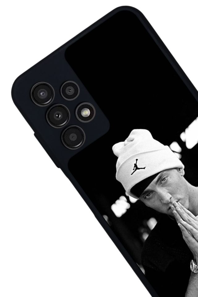 Samsung Galaxy A13 Uyumlu Eminem Tasarımlı Glossy Premium Kılıf