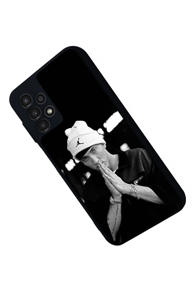 Samsung Galaxy A13 Uyumlu Eminem Tasarımlı Glossy Premium Kılıf