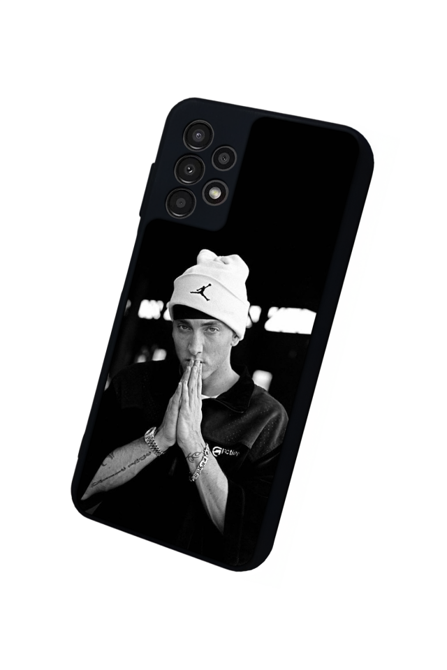 Samsung Galaxy A13 Uyumlu Eminem Tasarımlı Glossy Premium Kılıf