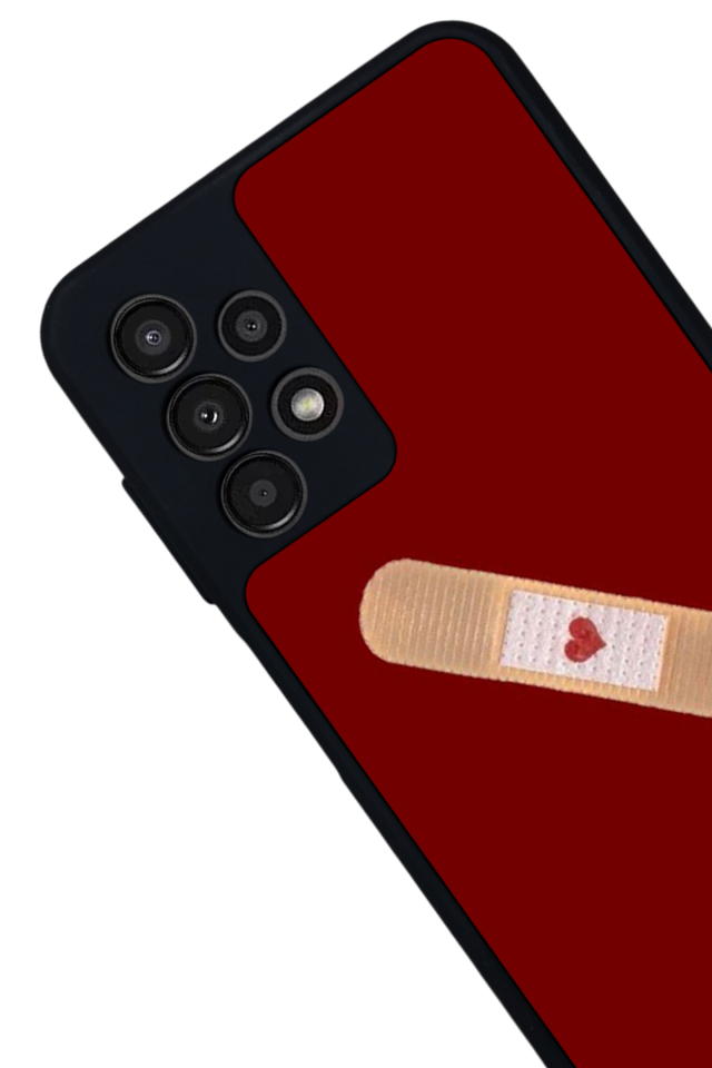 Samsung Galaxy A23 Uyumlu Kalp Love Tasarımlı Glossy Premium Kılıf