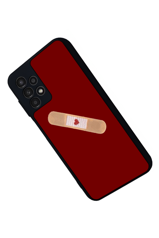 Samsung Galaxy A23 Uyumlu Kalp Love Tasarımlı Glossy Premium Kılıf