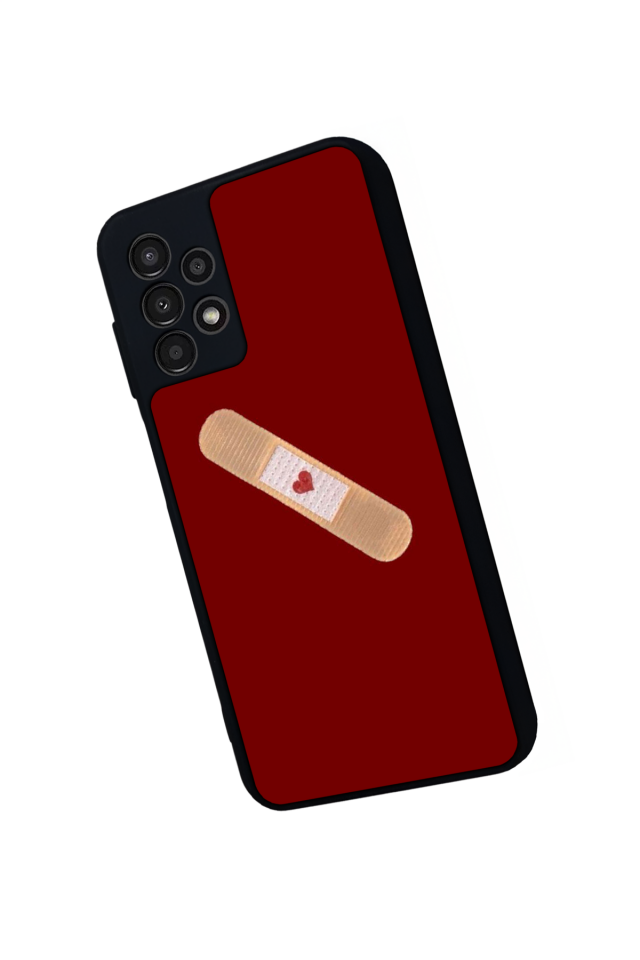 Samsung Galaxy A23 Uyumlu Kalp Love Tasarımlı Glossy Premium Kılıf