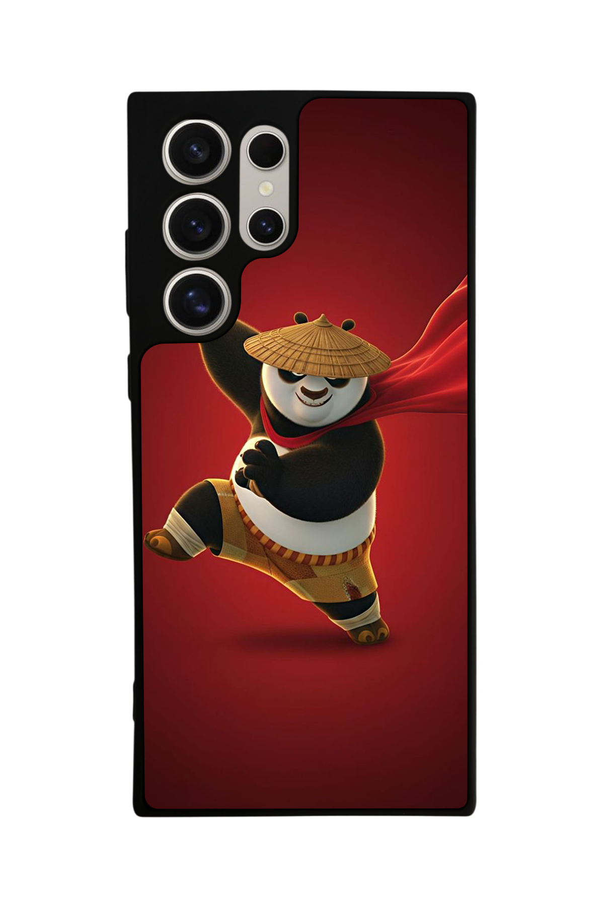 Samsung Galaxy S23 Ultra Uyumlu Kung Fu Panda Tasarımlı Glossy Premium Kılıf
