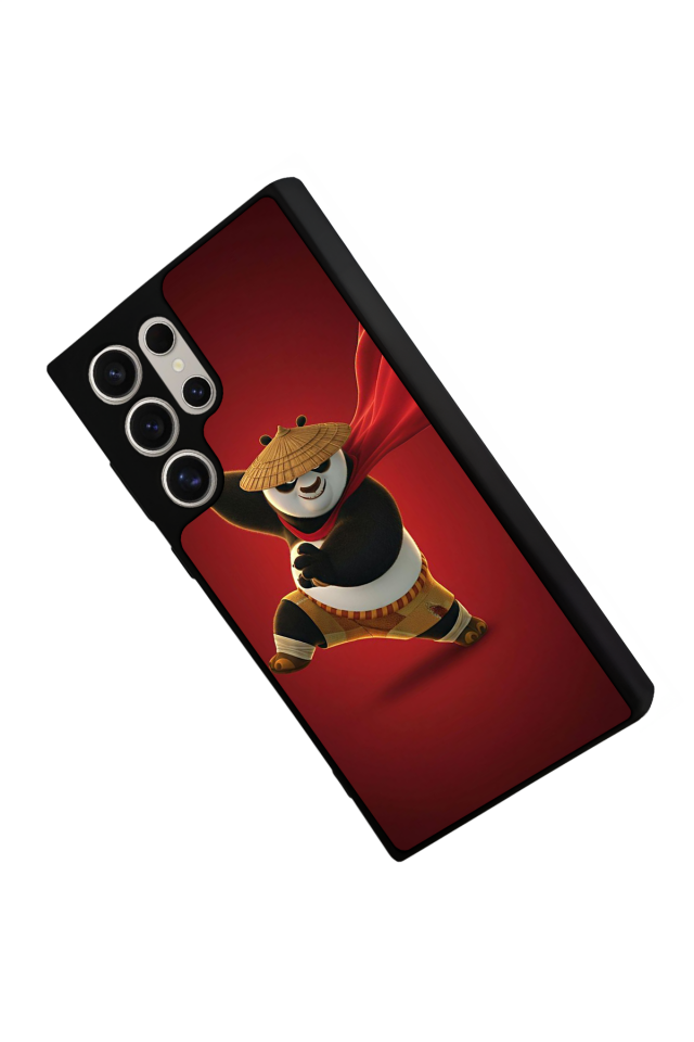 Samsung Galaxy S23 Ultra Uyumlu Kung Fu Panda Tasarımlı Glossy Premium Kılıf