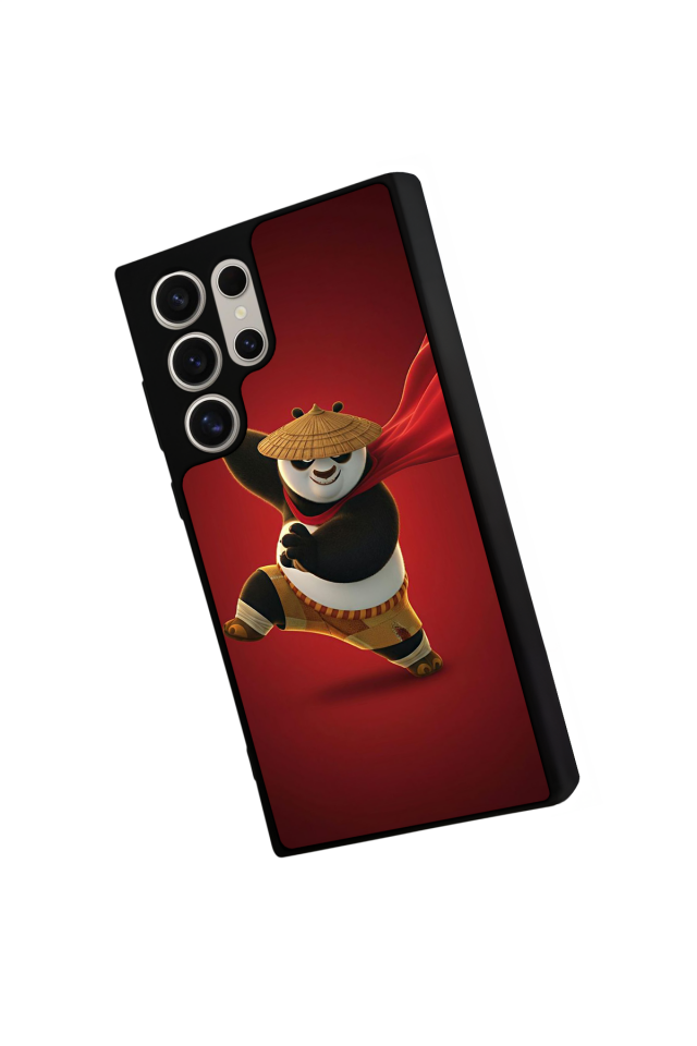 Samsung Galaxy S23 Ultra Uyumlu Kung Fu Panda Tasarımlı Glossy Premium Kılıf