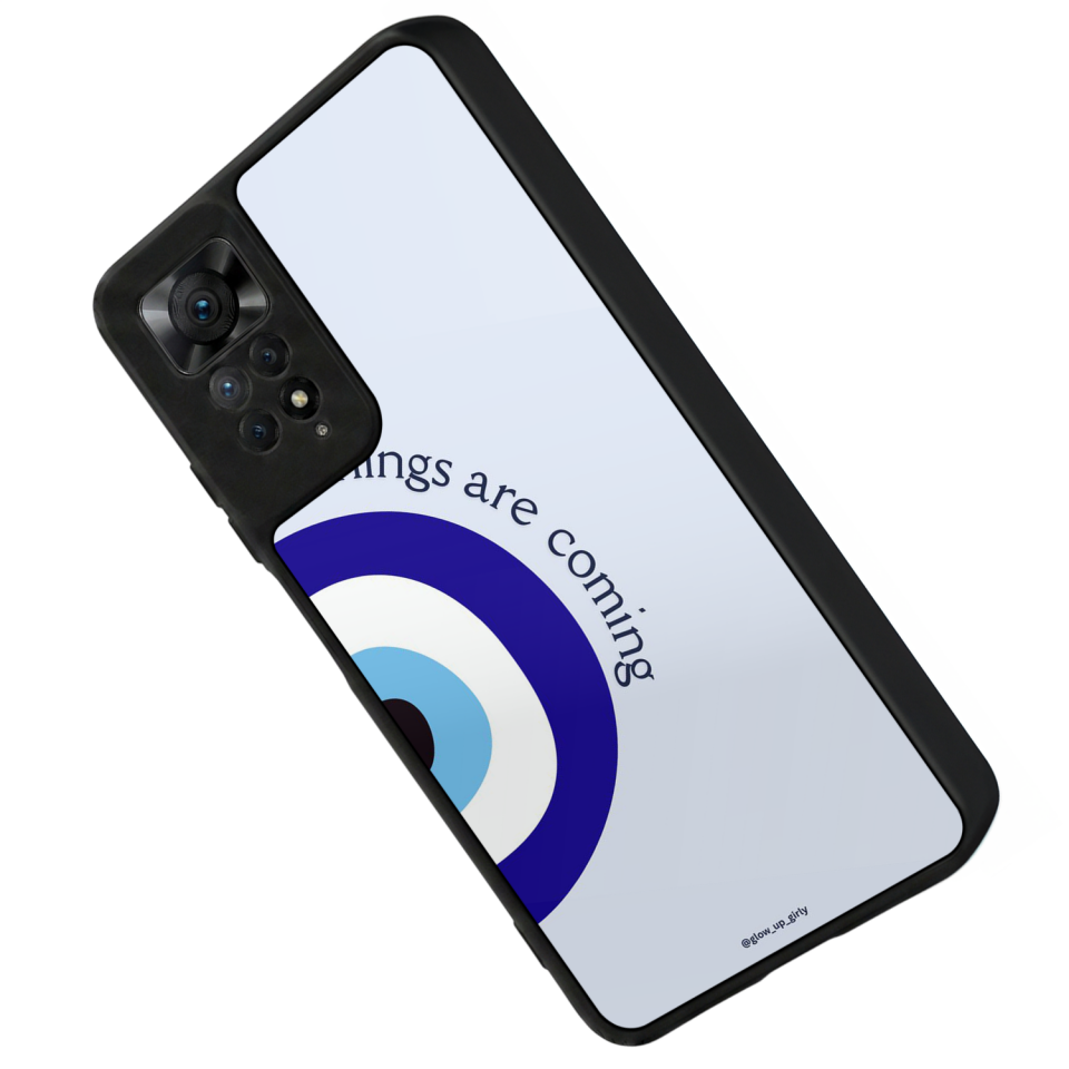 Xiaomi Redmi Note 12 Pro Uyumlu Nazar Tasarımlı Glossy Premium Kılıf