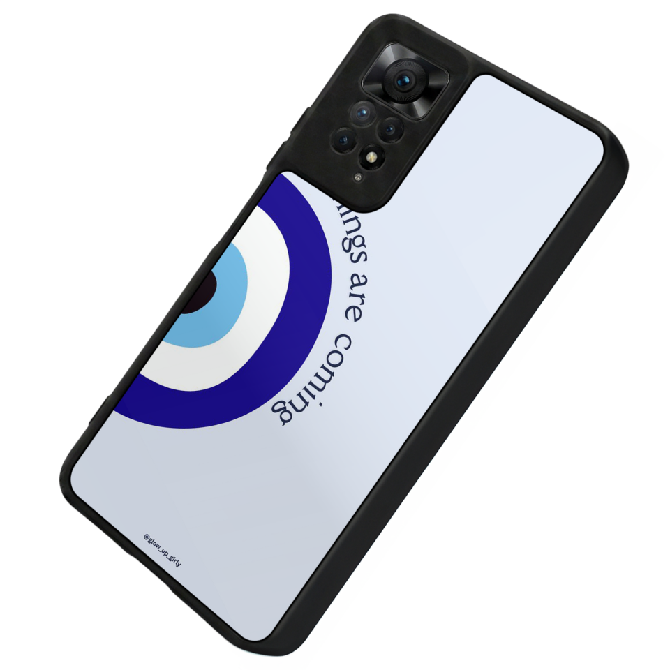 Xiaomi Redmi Note 12 Pro Uyumlu Nazar Tasarımlı Glossy Premium Kılıf