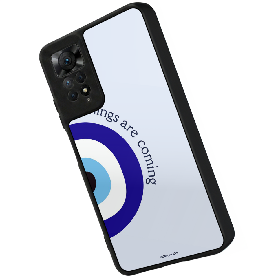 Xiaomi Redmi Note 12 Pro Uyumlu Nazar Tasarımlı Glossy Premium Kılıf