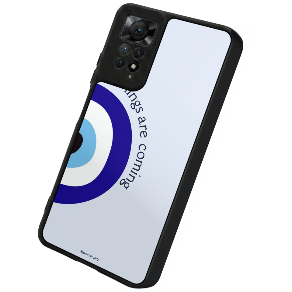 Xiaomi Redmi Note 12 Pro Uyumlu Nazar Tasarımlı Glossy Premium Kılıf