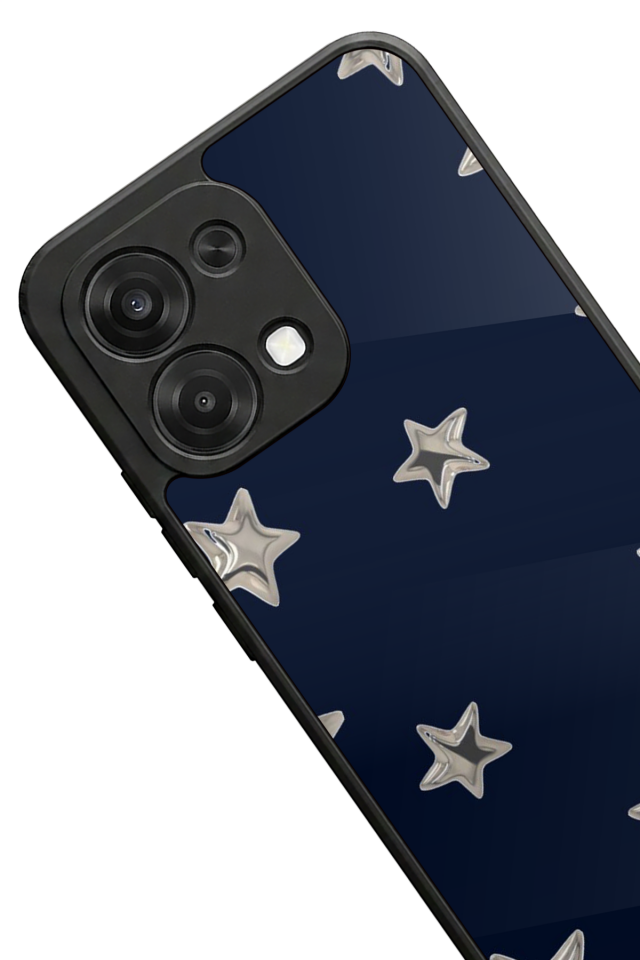 Oppo A6 Pro Uyumlu Retro Yildizlar Tasarımlı Glossy Premium Kılıf