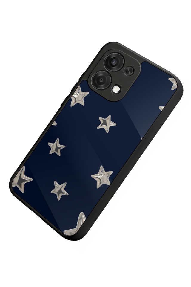 Oppo A6 Pro Uyumlu Retro Yildizlar Tasarımlı Glossy Premium Kılıf