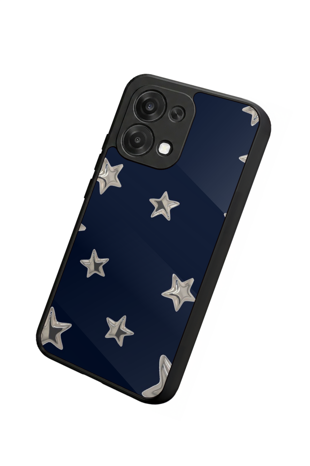 Oppo A6 Pro Uyumlu Retro Yildizlar Tasarımlı Glossy Premium Kılıf
