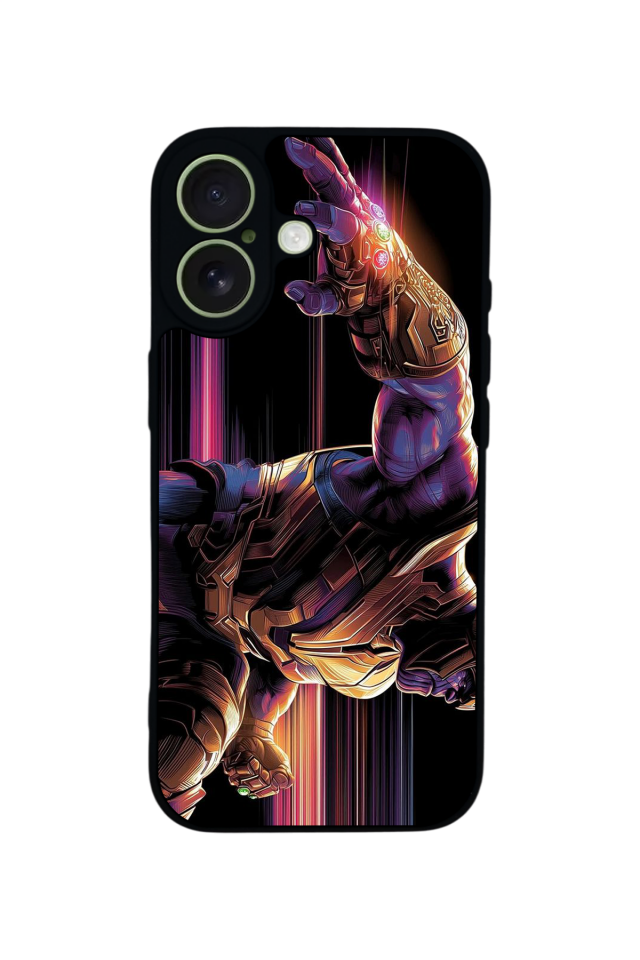 iPhone 17 Uyumlu Thanos Tasarımlı Glossy Premium Kılıf