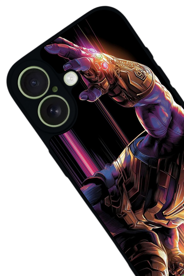 iPhone 17 Uyumlu Thanos Tasarımlı Glossy Premium Kılıf