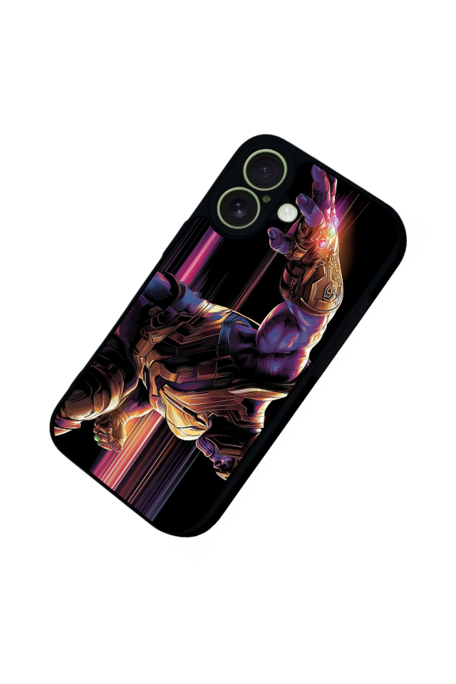 iPhone 17 Uyumlu Thanos Tasarımlı Glossy Premium Kılıf