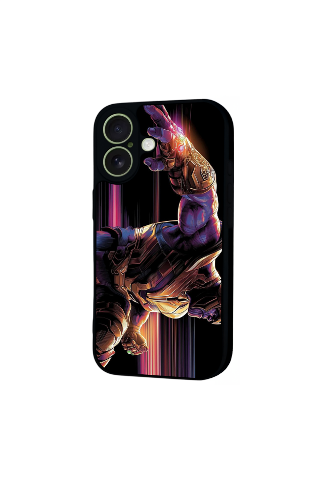 iPhone 17 Uyumlu Thanos Tasarımlı Glossy Premium Kılıf