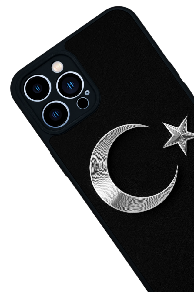iPhone 12 Pro Max Uyumlu Türk Bayragi Tasarımlı Glossy Premium Kılıf