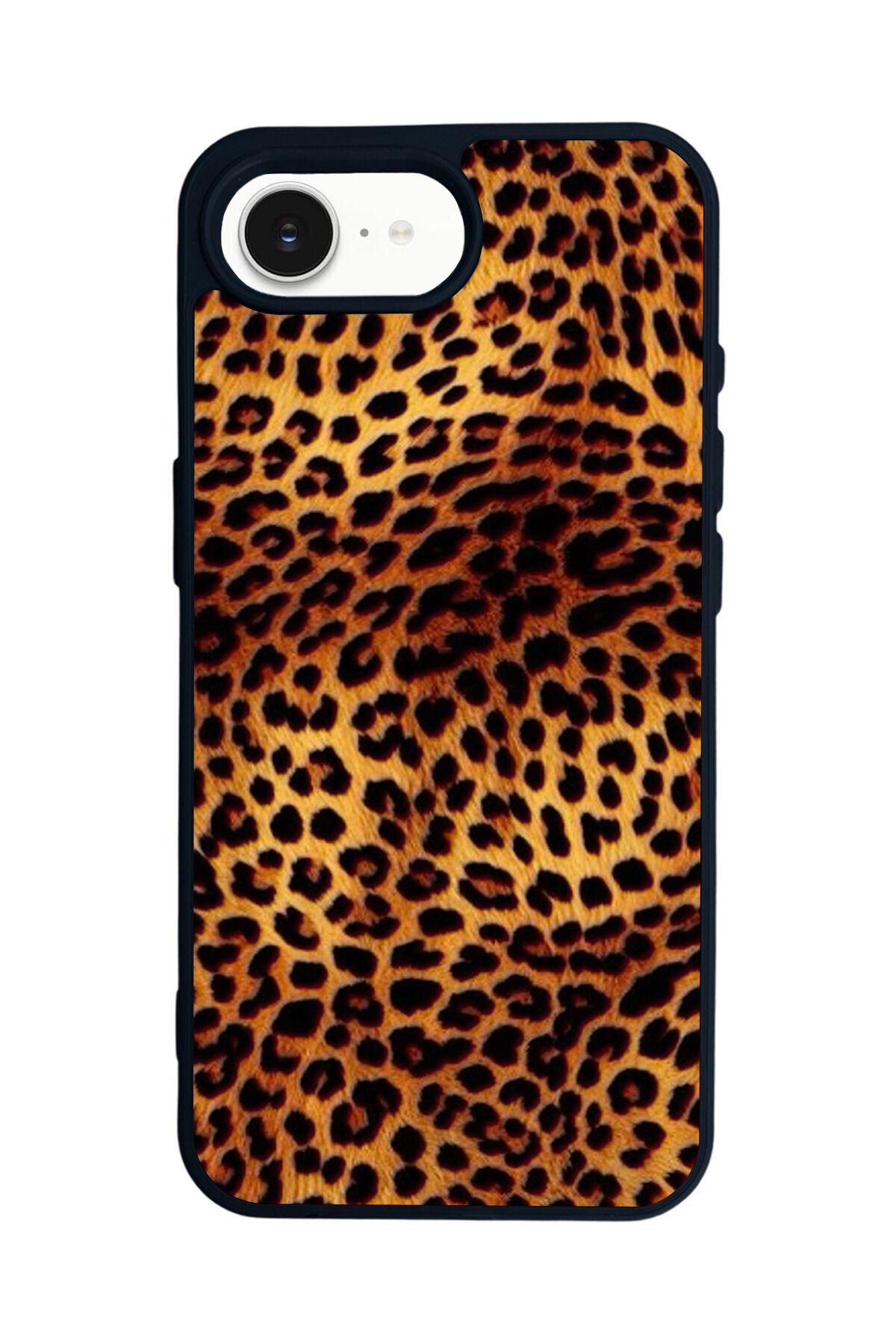 iPhone 16E Uyumlu Leopar Tasarımlı Glossy Premium Kılıf