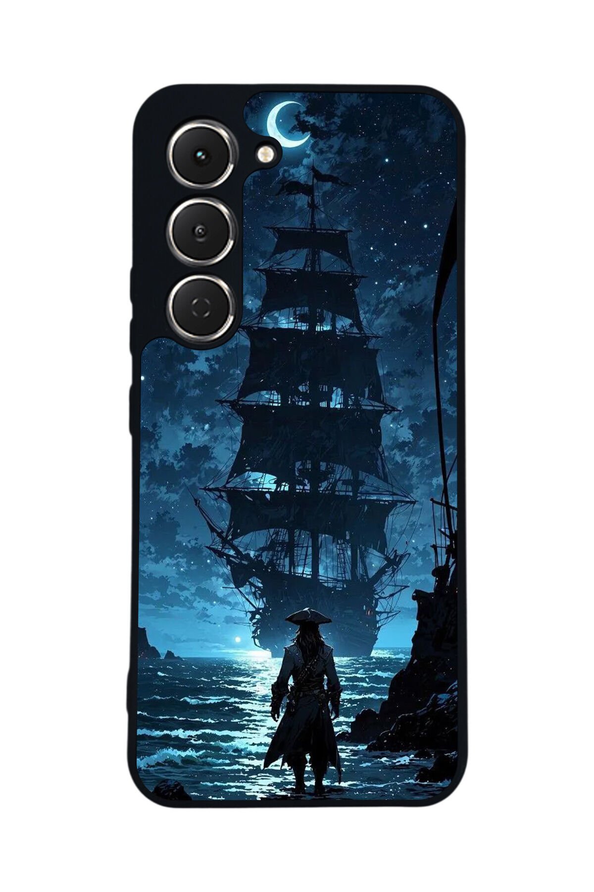 Tecno Spark 40 Pro Uyumlu Korsan Tasarımlı Glossy Premium Kılıf