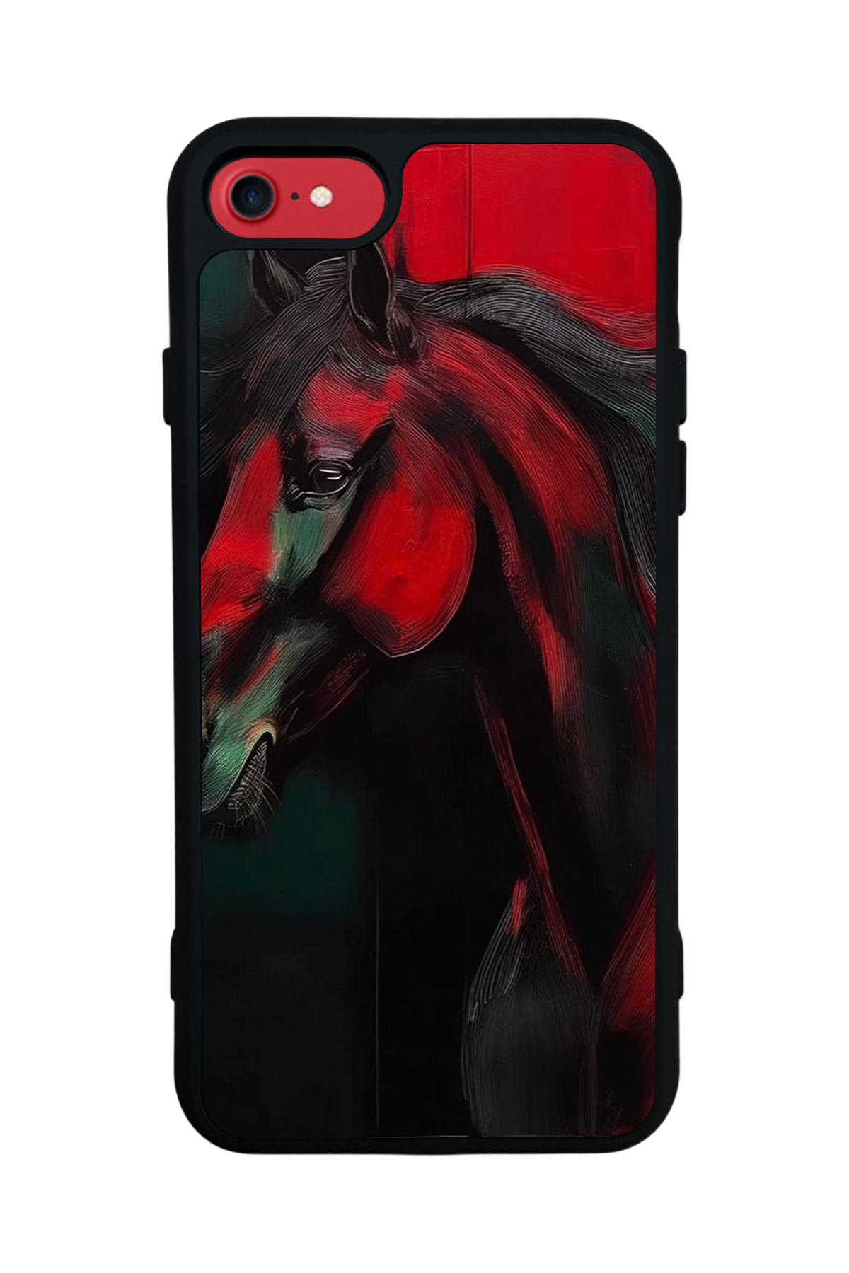 iPhone 7 Uyumlu At Horse Tasarımlı Glossy Premium Kılıf