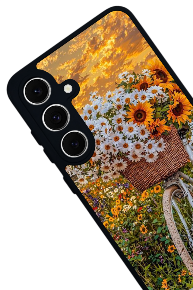 Samsung Galaxy A16 Uyumlu Cicek Tasarımlı Glossy Premium Kılıf