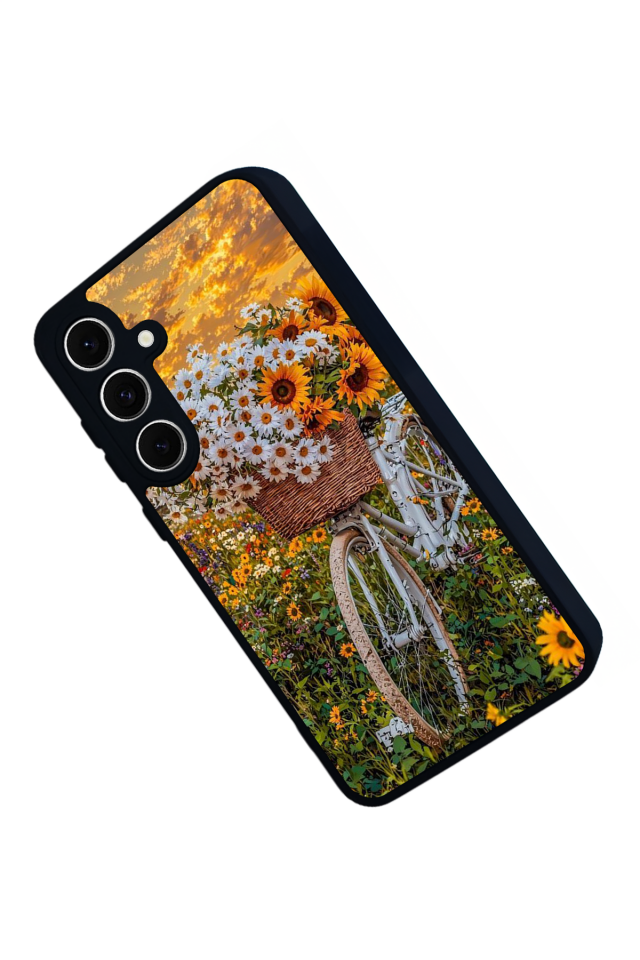Samsung Galaxy A16 Uyumlu Cicek Tasarımlı Glossy Premium Kılıf