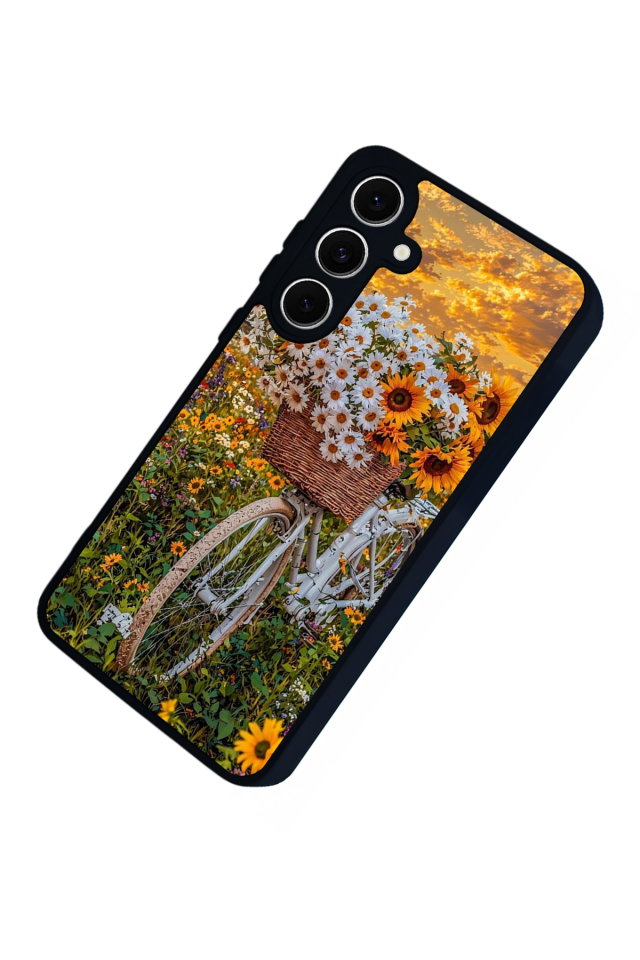 Samsung Galaxy A16 Uyumlu Cicek Tasarımlı Glossy Premium Kılıf