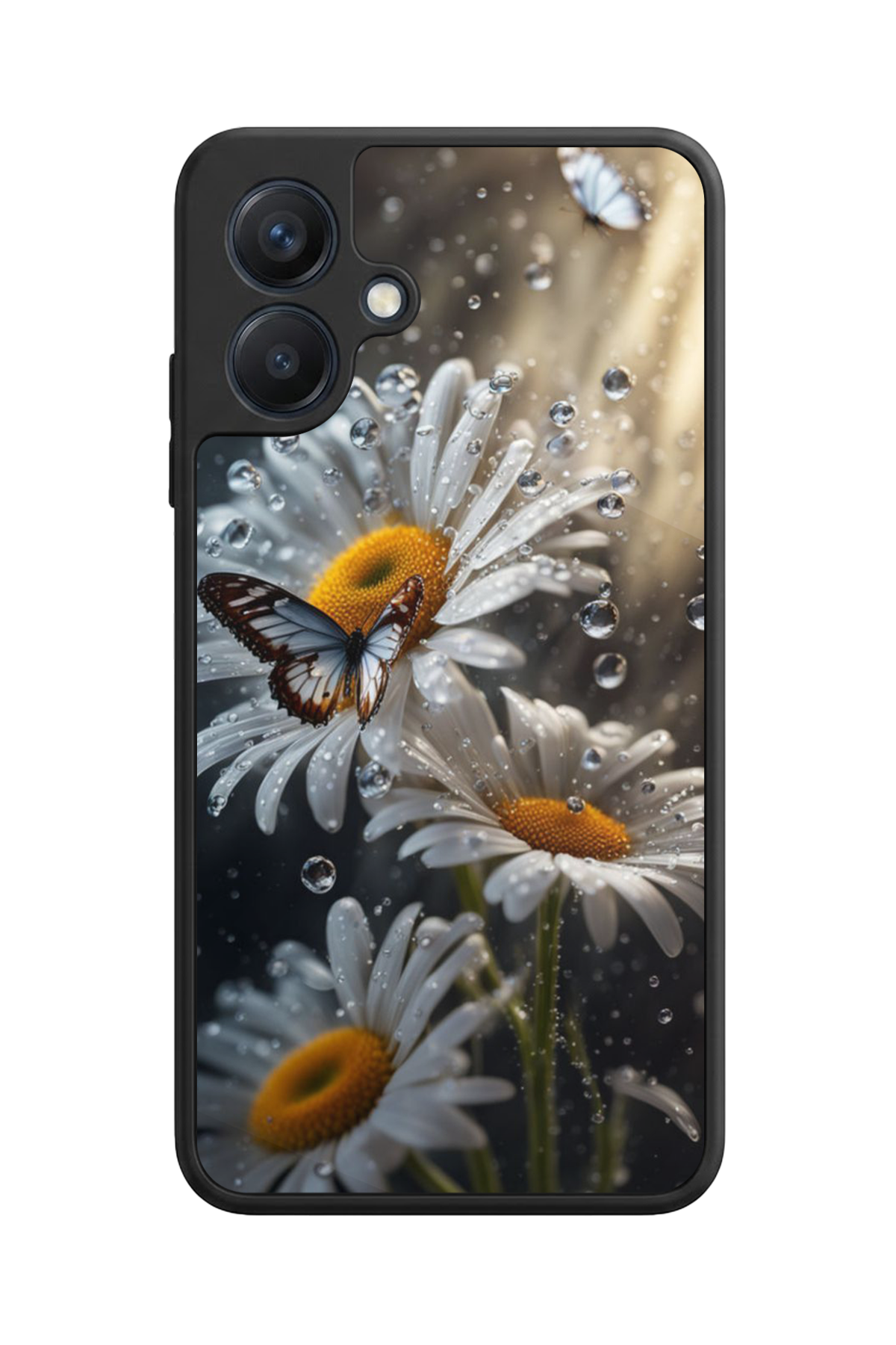 Samsung Galaxy A07 Uyumlu Cicek Tasarımlı Glossy Premium Kılıf