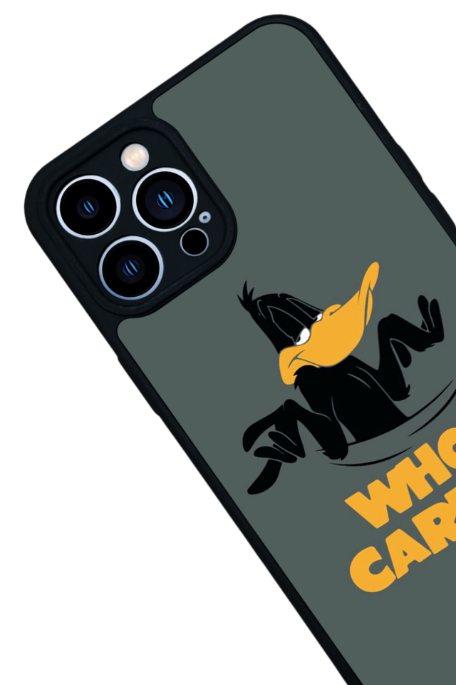 iPhone 12 Pro Max Uyumlu Daffy duck Tasarımlı Glossy Premium Kılıf
