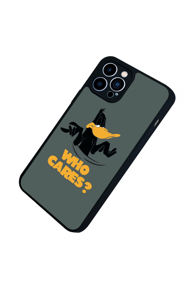 iPhone 12 Pro Max Uyumlu Daffy duck Tasarımlı Glossy Premium Kılıf