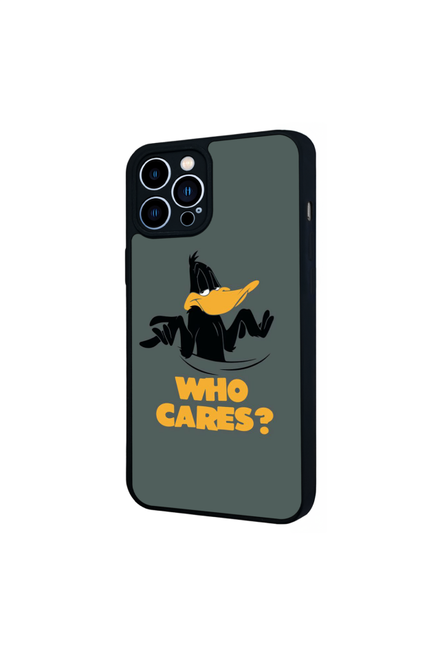 iPhone 12 Pro Max Uyumlu Daffy duck Tasarımlı Glossy Premium Kılıf