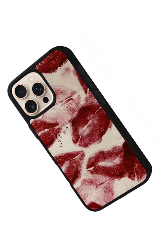iPhone 14 Pro Max Uyumlu Dudak Tasarımlı Glossy Premium Kılıf