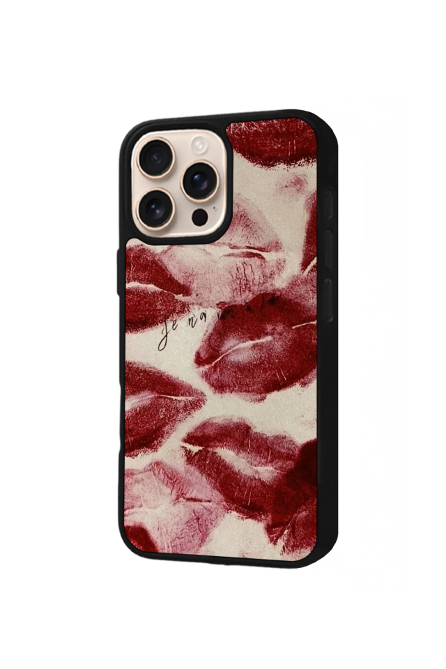 iPhone 14 Pro Max Uyumlu Dudak Tasarımlı Glossy Premium Kılıf