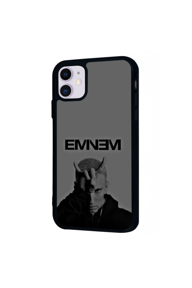 iPhone 11 Uyumlu Eminem Tasarımlı Glossy Premium Kılıf