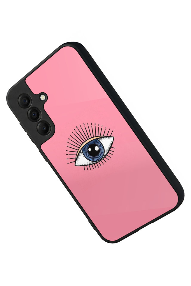 Samsung Galaxy A17 Uyumlu Göz Tasarımlı Glossy Premium Kılıf